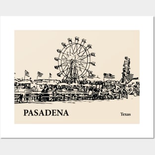 Pasadena - Texas Posters and Art